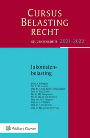 Omslag van Studenteneditie Cursus Belastingrecht Inkomstenbelasting 2021-2022