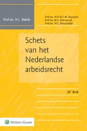 Omslag van Schets van het Nederlandse arbeidsrecht