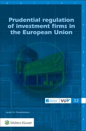 Omslag van Prudential regulation of investment firms in the European Union