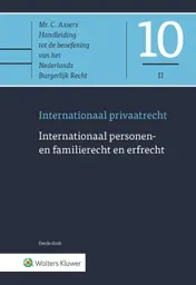 Omslag van Internationaal personen- en familierecht en erfrecht
