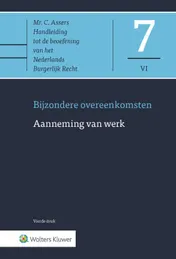 Omslag van Aanneming van werk