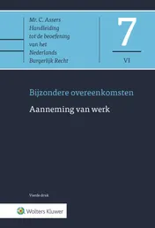 Omslag van Aanneming van werk