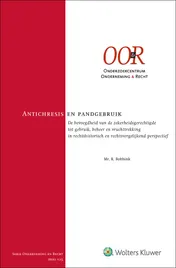 Omslag van Antichresis en pandgebruik