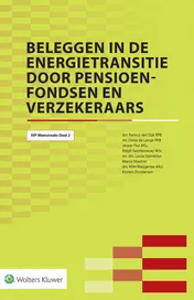 Omslag van Beleggen in de energietransitie door pensioenfondsen en verzekeraars