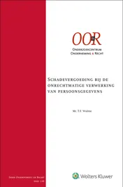 Omslag van Schadevergoeding bij de onrechtmatige verwerking van persoonsgegevens