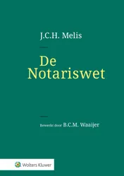 Omslag van De Notariswet
