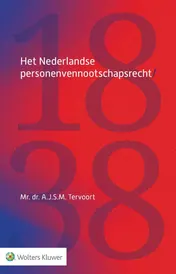 Omslag van Het Nederlandse personenvennootschapsrecht