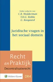 Omslag van Juridische vragen in het sociaal domein