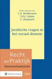 Omslag van Juridische vragen in het sociaal domein