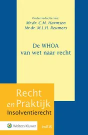 Omslag van De WHOA van wet naar recht