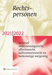 Omslag van Rechtspersonen 2021/2022