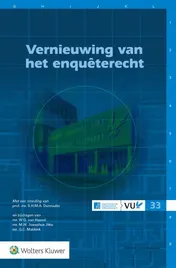 Omslag van Vernieuwing van het enquêterecht
