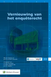 Omslag van Vernieuwing van het enquêterecht