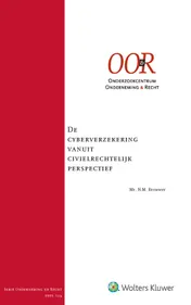 Omslag van De cyberverzekering vanuit civielrechtelijk perspectief