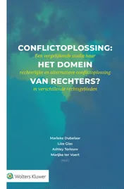 Omslag van Conflictoplossing: het domein van rechters?