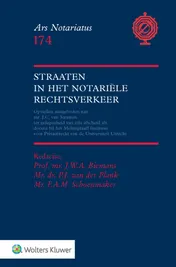 Omslag van Straaten in het notariële rechtsverkeer
