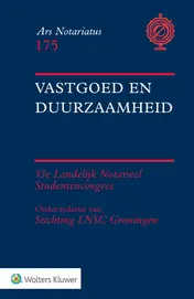 Omslag van Vastgoed en duurzaamheid