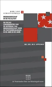 Omslag van Meerouderschap en de fiscaliteit