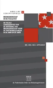 Omslag van Meerouderschap en de fiscaliteit