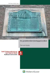 Omslag van De grondwetsherzieningsprocedure