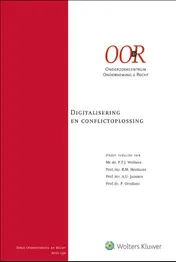 Omslag van Digitalisering en conflictoplossing