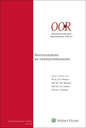 Omslag van Digitalisering en conflictoplossing