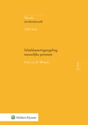 Omslag van Schuldsaneringsregeling natuurlijke personen