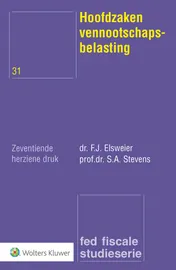 Omslag van Hoofdzaken vennootschapsbelasting