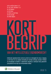 Omslag van Kort begrip van het intellectuele eigendomsrecht