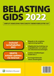 Omslag van Belastinggids 2022