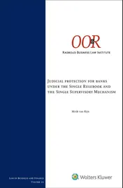 Omslag van Judicial protection banks under the single rulebook/single supervisory mechanism