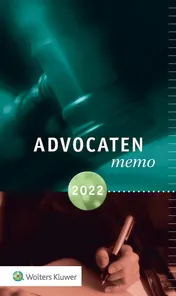 Omslag van Advocatenmemo 2022