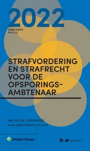 Omslag van Zakboek strafvordering en strafrecht voor de Opsporingsambtenaar 2022