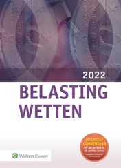 Omslag van Belastingwetten 2022