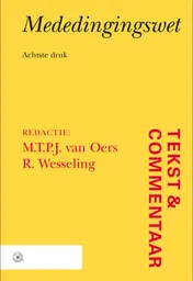 Omslag van Mededingingswet