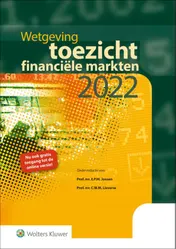 Omslag van Wetgeving toezicht financiële markten 2022