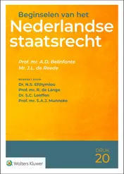 Omslag van Beginselen van het Nederlandse staatsrecht