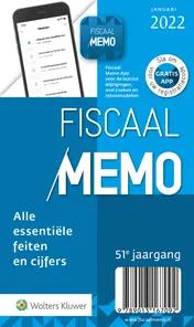 Omslag van Fiscaal Memo januari 2022