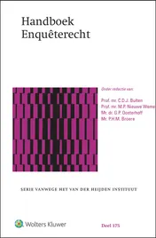 Omslag van Handboek Enquêterecht