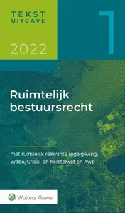 Omslag van Tekstuitgave Ruimtelijk bestuursrecht 2022/1