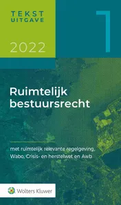 Omslag van Tekstuitgave Ruimtelijk bestuursrecht 2022/1