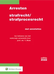 Omslag van Arresten strafrecht/strafprocesrecht 2022