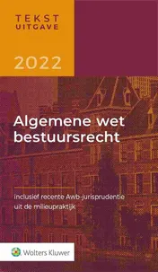 Omslag van Tekstuitgave Algemene wet bestuursrecht 2022