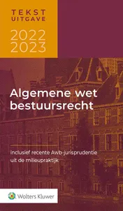 Omslag van Tekstuitgave Algemene wet bestuursrecht 2022-2023