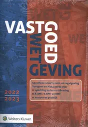 Omslag van Vastgoedwetgeving 2022-2023