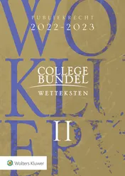 Omslag van Collegebundel 2022-2023