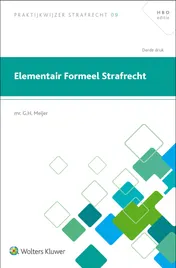 Omslag van Elementair formeel strafrecht