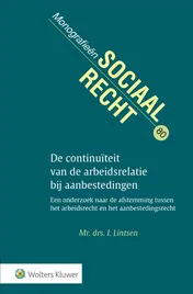 Omslag van De continuïteit van de arbeidsrelatie bij aanbestedingen