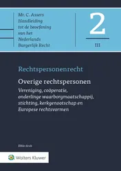 Omslag van Asser 2-III Overige rechtspersonen