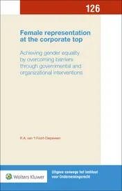 Omslag van Female representation at the corporate top